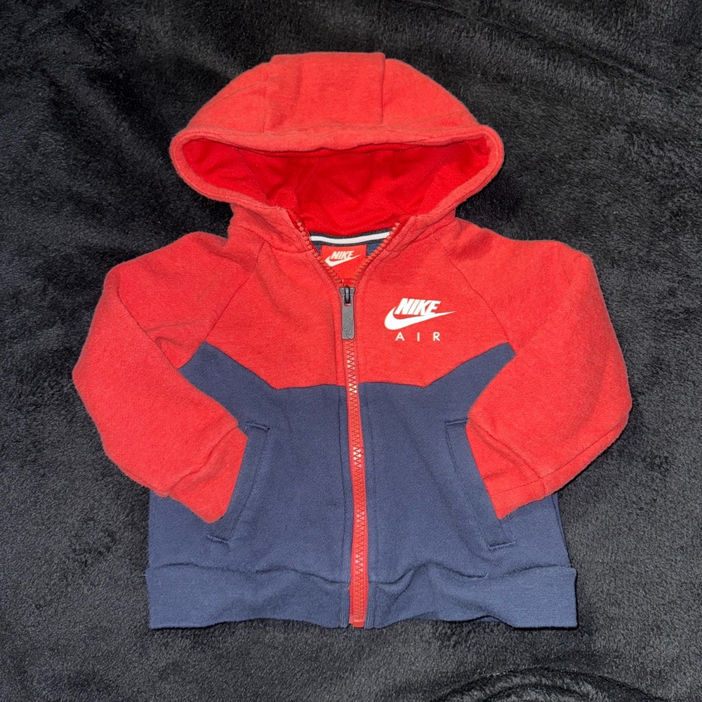 Nike Baby Red and Blue Hoodie